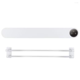 Hooks Electric Heated Towel Rack Intelligent Induction UV Rail Wall Mounted Aluminum Warmer Bathroom Equipment