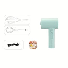 1pc Electric Egg Blender, Butter Mixer, Portable Milk Blender, Mini Hand Blender, Kitchen Accessories