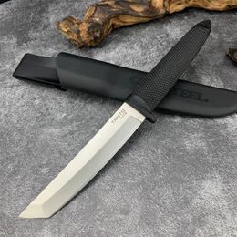Cold Steel Tanto Fixed Blade Knife Kydex Sheath ABS handle 440 Blade Hunting Army Tactical Knives Survival Tools7779129303b