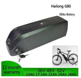 Ebike Battery SAMSUNG 3500MAH 48V 24.5AH 21AH Hailong Battery Pack with BMS and Charger for Bafang Motor Kits