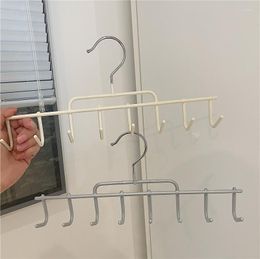 Hangers 8-Hook Metal Hanger Storage Rack Scarves Holder Closet Organizer Clothes For Pants Dresses Bras Ties