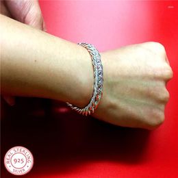 Charm Bracelets 10mm 20cm Silver Plated Bracelet Russian Runway Chain Link For Men Fashion Jewelry American Women