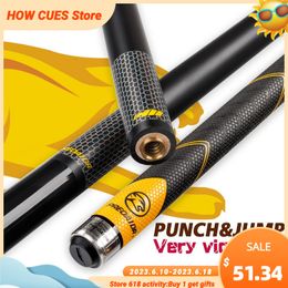 Billiard Accessories PREOAIDR 3142 Carbon Fibre Punch Jump Cue Stick Break Maple Technology Shaft Pool cue 230614