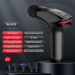 Full Body Massager Portable Massage Gun Percussion Pistol Professional Deep Muscle For Neck Back Relaxation Fitness Slimming 230614