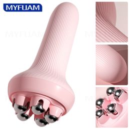 Other Massage Items Roller Ball Body Glove Anti Cellulite Muscle Pain Relief Relax Massager For Neck Back Shoulder Buttocks Face Lift Tools 230615