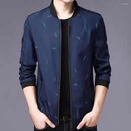 Men's Jackets Trendy Jacket Coat Long Sleeves Skin-Touch Casual Fall Winter Slim Fit Men