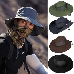 Amazing Men Women Bucket Hat Wide Brim Unisex Summer Hat for Hunting Fishing Hicking Camping Climbing Outdoor 5 colors240E