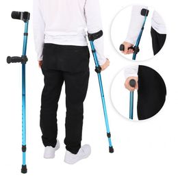 Other Health Beauty Items Collapsible Telescopic Folding Cane Adjustable Underarm Walking Stick Aluminum Alloy Crutch for Elderly Disabled Leg Foot Injury 230614