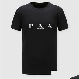 Men'S T-Shirts 2022 Designer Brand Mens Womens T Shirt Plus Size Tees Shirts Letter Print Round Neck Short Sleeve Tops Pure Cotton S Dhkzk