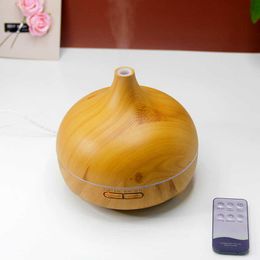 Humidifiers Aroma Diffuser Air Humidifier Essential 550ML Electric Aromatherapy Humidificador Ultrasonic Cool Mist LED Lamp