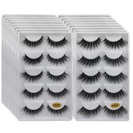 Makeup Tools wholesale 102030405060100 boxes mink eyelashes 5 pairs natural long false 3d lashes bulk super fluffy faux cils 230614