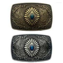 Belts Antique Belt Buckle For Adult Fashion Engraved Casual Waist Western-Style Cowboy Waistband Wholesale