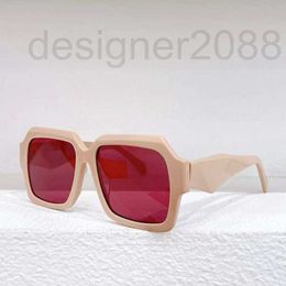 Sunglasses Designer Fashion New Oversize Design And Chunky Volumes big Acetate Square Frame Lady Sunglasses Luxury SPR 31W Polarised Eyeglasses Y1I2