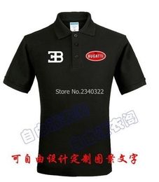 Men's Casual Shirts Summer car tooling custom Bugatti polo shirt cotton clothes men and women 230615