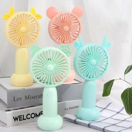 Rechargeable Mini Fan Hand Held Party Favor 1200mAh USB Office Outdoor Household Desktop Pocket Portable Travel Electrical Appliances Air Cooler 119QH