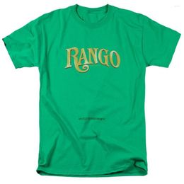 Men's T Shirts 2023 Printed Men Shirt Cotton Short Sleeve Rango Logo Men's Regular Fit T-Shirtwomen