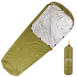 s Emergency lightweight waterproof thermal emergency blanket outdoor camping and hiking backpack survival equipment 230615