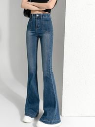 Women's Jeans Women Flared Loose Denim Pants High Waist Stretch Urban Female Flare Trouser 2023 Fashion