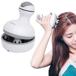 Head Massager Electric Scalp Massager Stimulate Hair Growth Deep Blood Circulation Head Kneading Muscles Relax Vibration Massage Care Device 230614