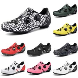 2023 wear-resistant cycling mountain shoes men Black Red White Grey Green Yellow Pink mens trainers sports sneakers outdoor Colour 9