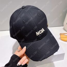 6 Colours Baseball Caps Simple Fashion Letter B Ball Cap Womens Designer Brand Sun Hat Mens Duck Tongue Hat for Travel Couple Style Sports Casquette