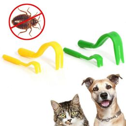 New Tick Removal Tool Twister Remover For Human Dogs Cats Ticks Twist Painless 2 pcs set Uqaxu