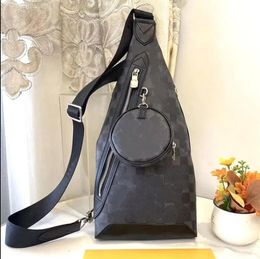 Sling bag High Quality Designer Mens Bag Genuine Leather Shoulder Bags Luxurys Crossbody bag Purse Wallet Hobo Zipper bum bag Handbag Chest bag Belt Bag Bumbag Duo
