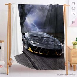 Blanket Racing Flannel Throw Blanket Sport Speed Soft Blanket for Bed Couch Sofa King Queen Full Size for Racing Lovers Gift R230615