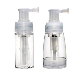 110ml 180ml Powder Spray Bottles Empty Transparent PET Dismountable Cosmetics Bottles with Locking Nozzle for Hair Salon Home Beauty Vrctg