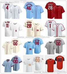 Baseball Jerseys 70 Packy Naughton 53 Andre Pallante 58 Wilking Rodriguez 59 JoJo Romero 30 Chris Stratton 66 Connor Thomas 57 Zack Thompson 60 Guillermo Zuniga