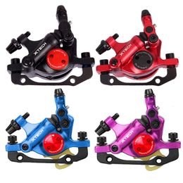 Bike Brakes XTECH MTB Line Pulling Oil Pressure Callipers Hydraulic Disc Brake HB100 Front Rear 160MM MT200 M315 Scooter Bicycle Parts 230614
