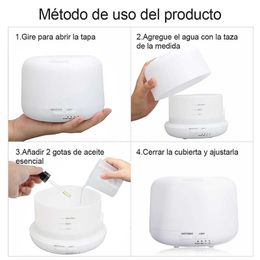 Humidifiers 300ML Essential Aroma Diffuser Levels Adjustable Mist Ultrasonic Air Humidifier with Colors LED Night Light