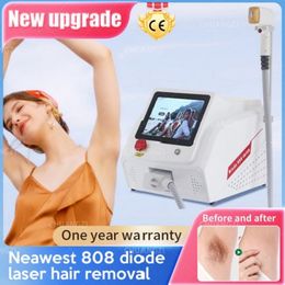 Portable Ice Platinum Laser Machine 808nm Diode Laser Hair Removal Epilation Definitive Machine