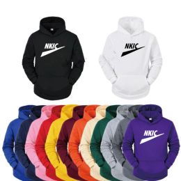 Sweatshirts White Black Hoodies Men Tops Spring Autumn Mens Brand LOGO Print Sweatshirt Loose Hoodie Women Casual Pullovers