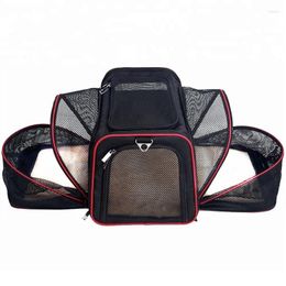 Dog Car Seat Covers Pet Bag Foldable Cat Carrier Portable Shoulder Black Sling Pets Accessories For Small Dogs Kitten Walk