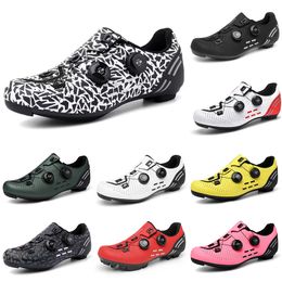 2023 Multi-colored casual lock shoes men Black Red White Grey Green Yellow Pink mens trainers sports sneakers outdoor