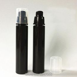 Storage Bottles 50ML 30pcs/lot Empty Plastic High Quality Essence Vacuum Bottle DIY Black Cosmetic Emulsion Package Foundation Container