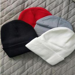 Winter Christmas Hats For man woMen sport Fashion Beanies Skullies Chapeu Caps Cotton Gorros ladies Wool warm hat Knitted cap 6col272D