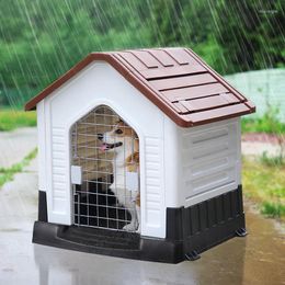 Cat Beds Kennel Wholesale Golden Retriever Plastic Dog House Outdoor Rainproof Teddy Pet Bed Warm Villa