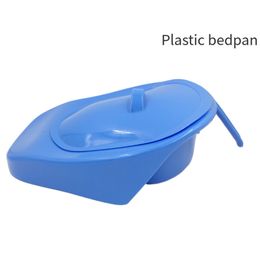 Other Health Beauty Items Plastic Stool Pan Bedridden Patients Bedsore Toilet Bedpan with Cover Urinal for Adult Elderly Home Hospital Nursing Room 230614