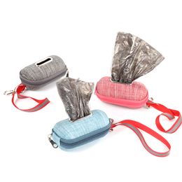 Durable Dog Poop Bag Dispenser Convenient Outdoor Pet Walking Rolling Garbage Bag highest quality