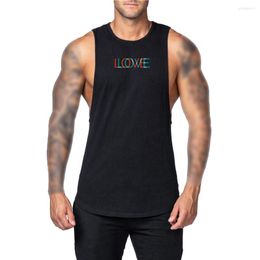 Men's Tank Tops Men Muscle Gym Bodybuilding Undershirts Workout Vest Sport Summer Sleeveless T-Shirt Breathable Sweatshirts