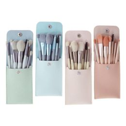 Makeup Brush Set - Versatile Tools for Powder, Foundation, Eyeshadow and Brows Qfpbn