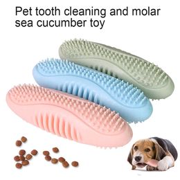 Pet Teether Dog Teeth Cleaner Rubber Play Toys Pet Dog Chewing TPR Bite-resistant Molar Tooth Cleaning Stick Puppy Toothbrush