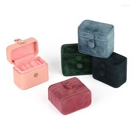 Cosmetic Bags Exquisite Mini Ring Box Earring Ornament Storage Organiser Travel Portable Jewlery Container