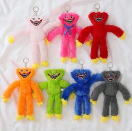 12 colori 7,8 pollici 20 cm peluche Huggy Wuggy gioco di cartoni animati bambola portachiavi regali per bambini