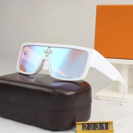 2023 Fashion luxury men Cyclone sunglasses vintage 2231 square frame Rhomboid diamond glasses Avant-garde unique style top quality Anti-Ultraviolet