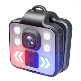 Camcorders IP65 Waterproof HD 1080P Camera With Light Portable Clip-on Cycling Mountaineering Video Recorder LED Full Color Night Vision