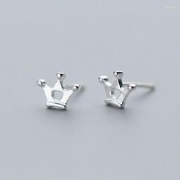 Stud Earrings MloveAcc High Quality 925 Sterling Silver Princess Crown For Women Fashion Jewelry Nice Girl Gift