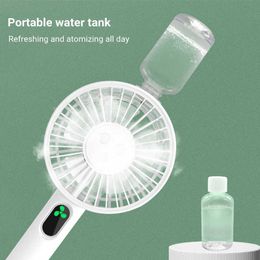 Humidifiers Summer Outdoor Travel Portable Mini Air Cooling Ventilador Hand USB Rechargeable Electric Water Mist Spray Humidifier